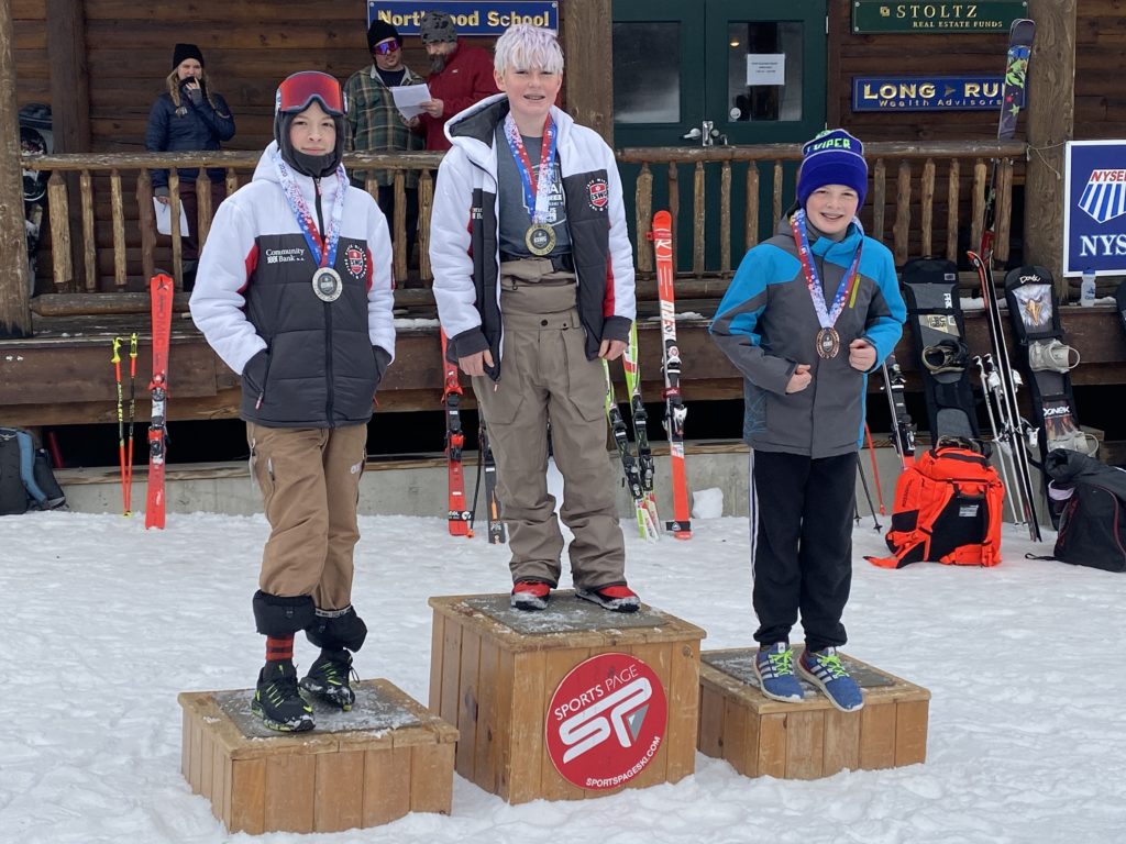 Skier cross and boarder cross Empire State Winter Games NYSEF