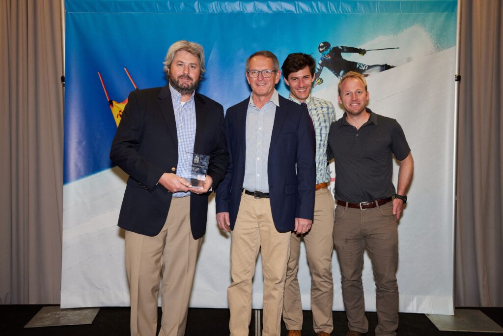 NYSEF representatives accepts USSA award
