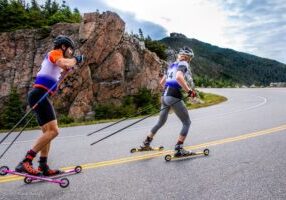 climb to the castle rollerski race
